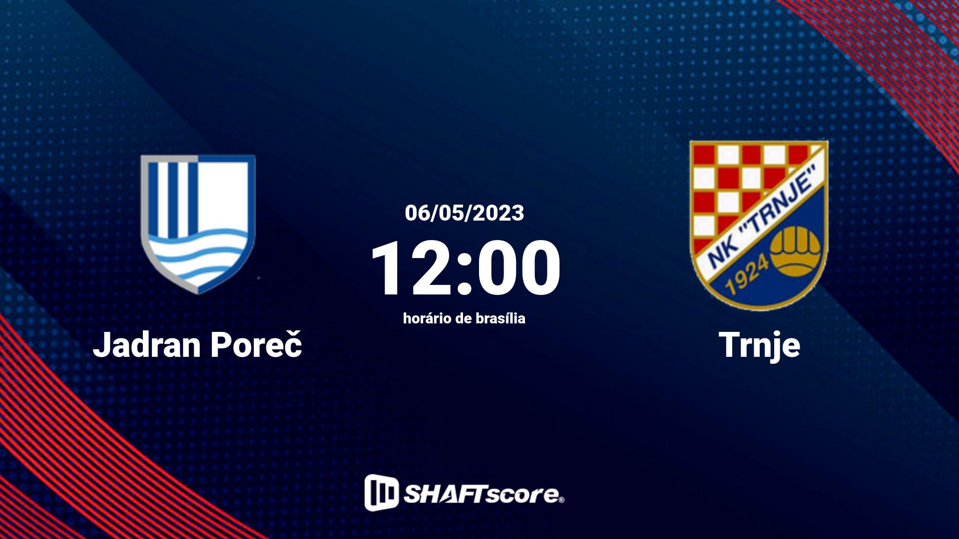 Estatísticas do jogo Jadran Poreč vs Trnje 06.05 12:00