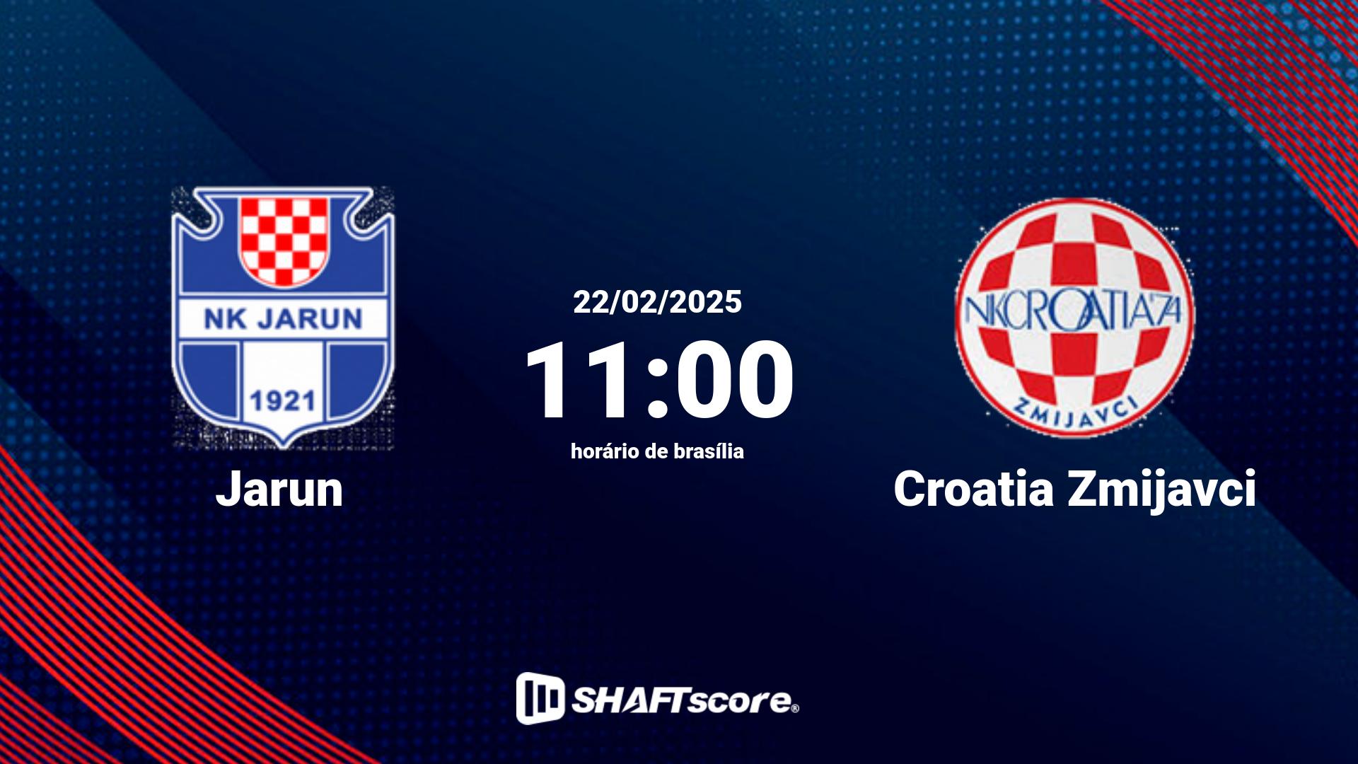 Estatísticas do jogo Jarun vs Croatia Zmijavci 22.02 11:00