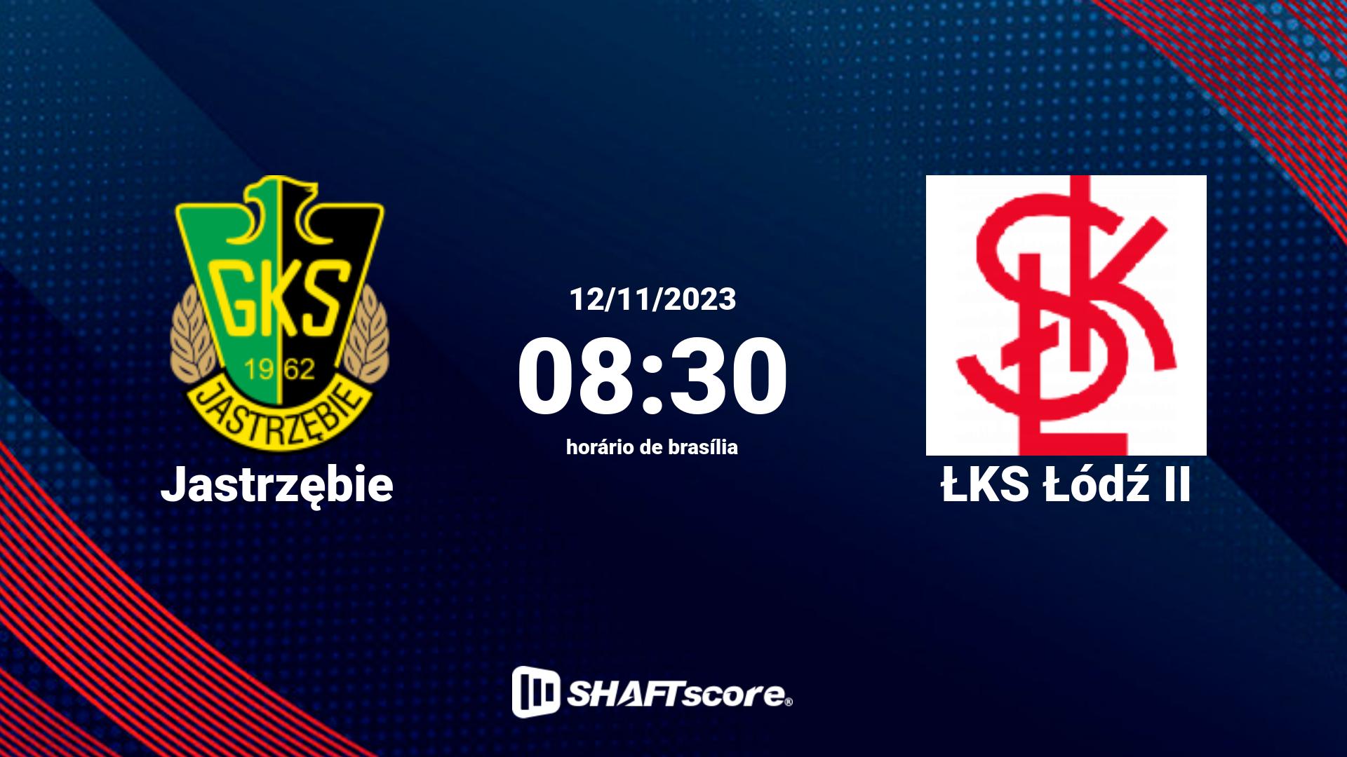 Estatísticas do jogo Jastrzębie vs ŁKS Łódź II 12.11 08:30