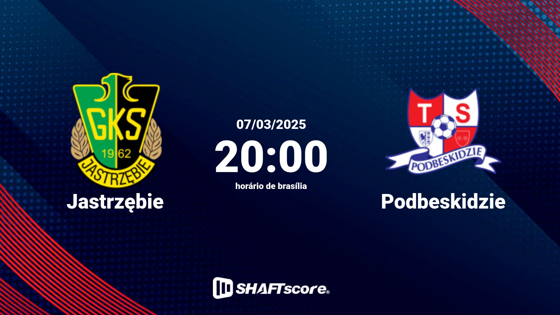 Estatísticas do jogo Jastrzębie vs Podbeskidzie 07.03 20:00