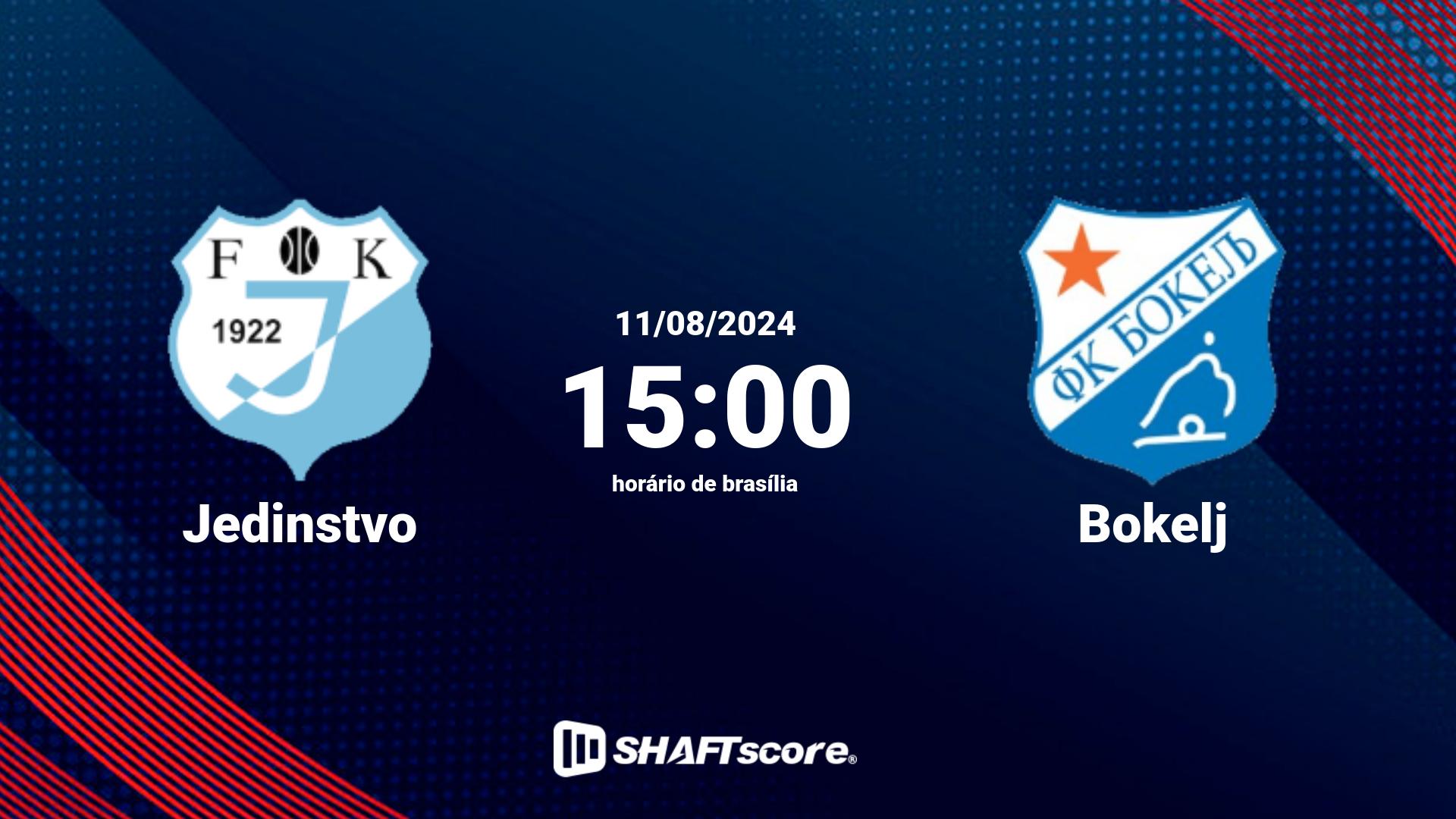 Estatísticas do jogo Jedinstvo vs Bokelj 11.08 15:00