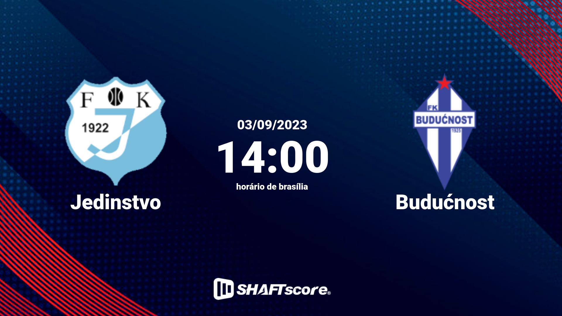 Estatísticas do jogo Jedinstvo vs Budućnost 03.09 14:00