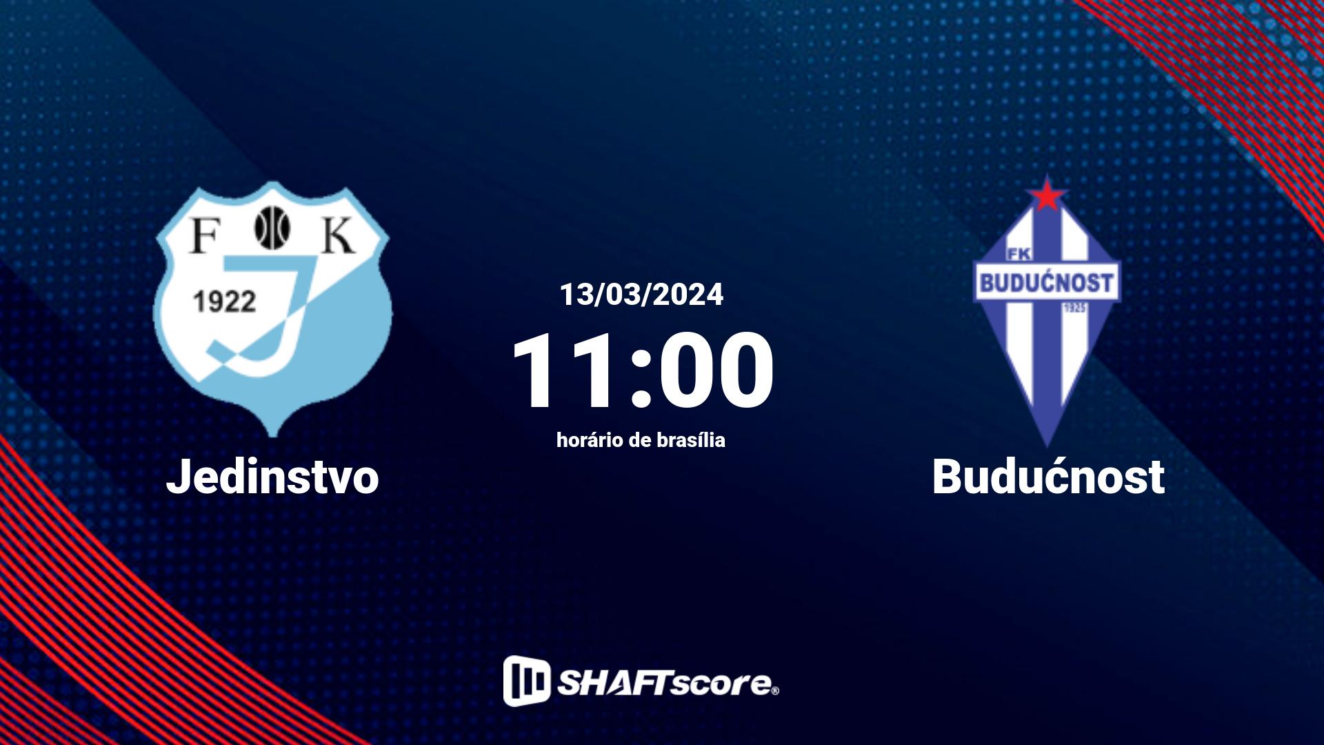 Estatísticas do jogo Jedinstvo vs Budućnost 13.03 11:00