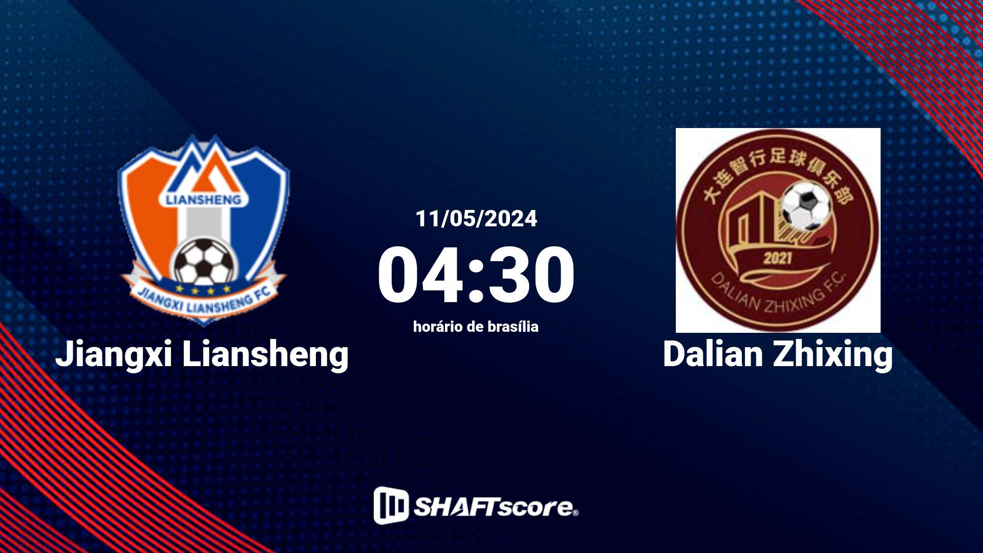 Estatísticas do jogo Jiangxi Liansheng vs Dalian Zhixing 11.05 04:30