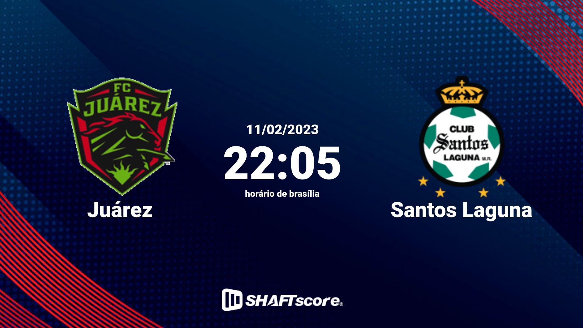 Estatísticas do jogo Juárez vs Santos Laguna 11.02 22:05