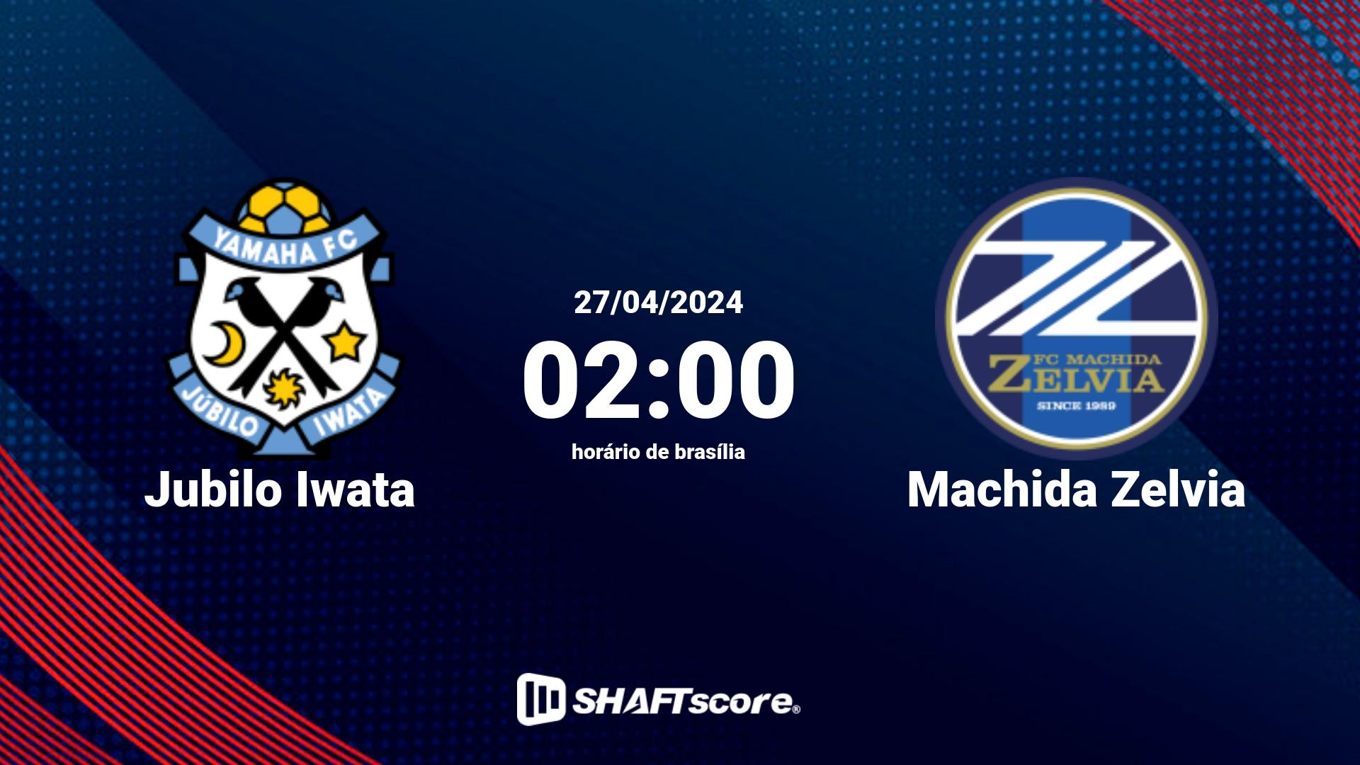 Estatísticas do jogo Jubilo Iwata vs Machida Zelvia 27.04 02:00