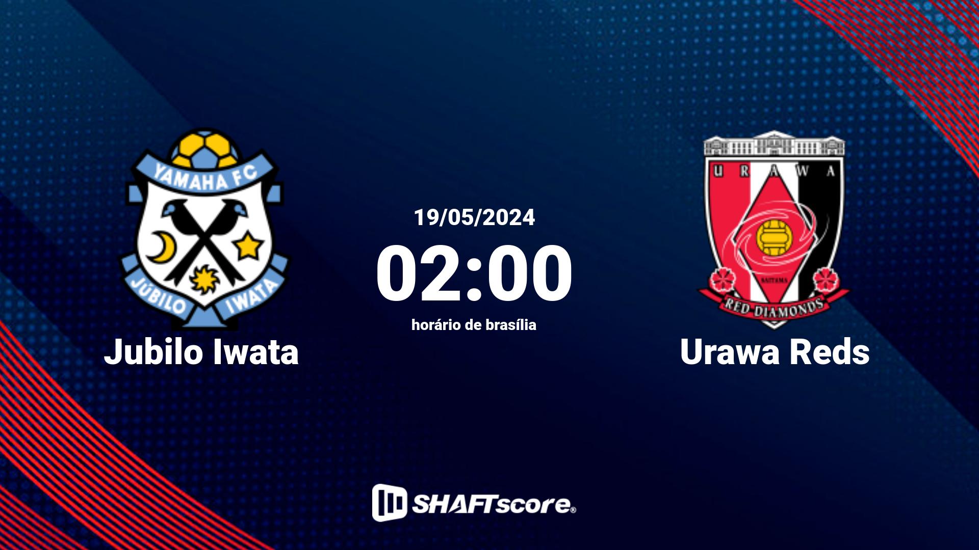 Estatísticas do jogo Jubilo Iwata vs Urawa Reds 19.05 02:00