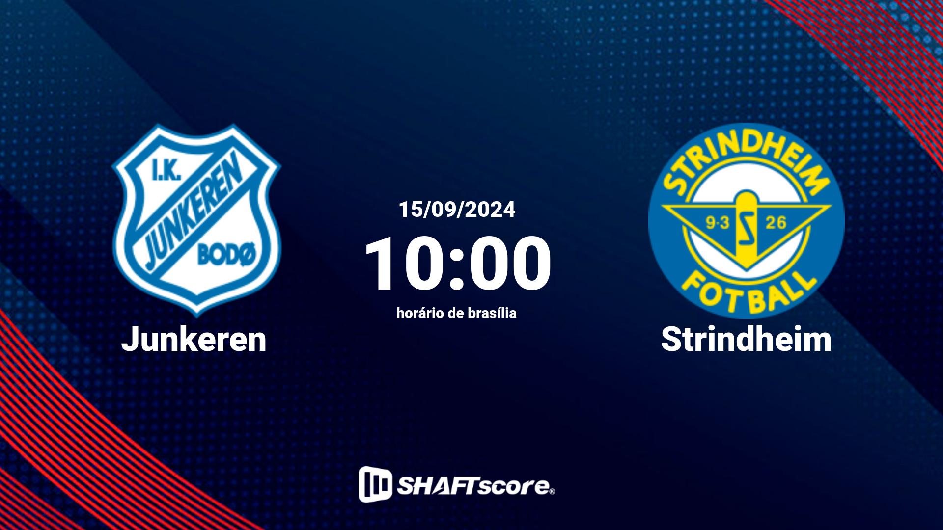 Estatísticas do jogo Junkeren vs Strindheim 15.09 10:00