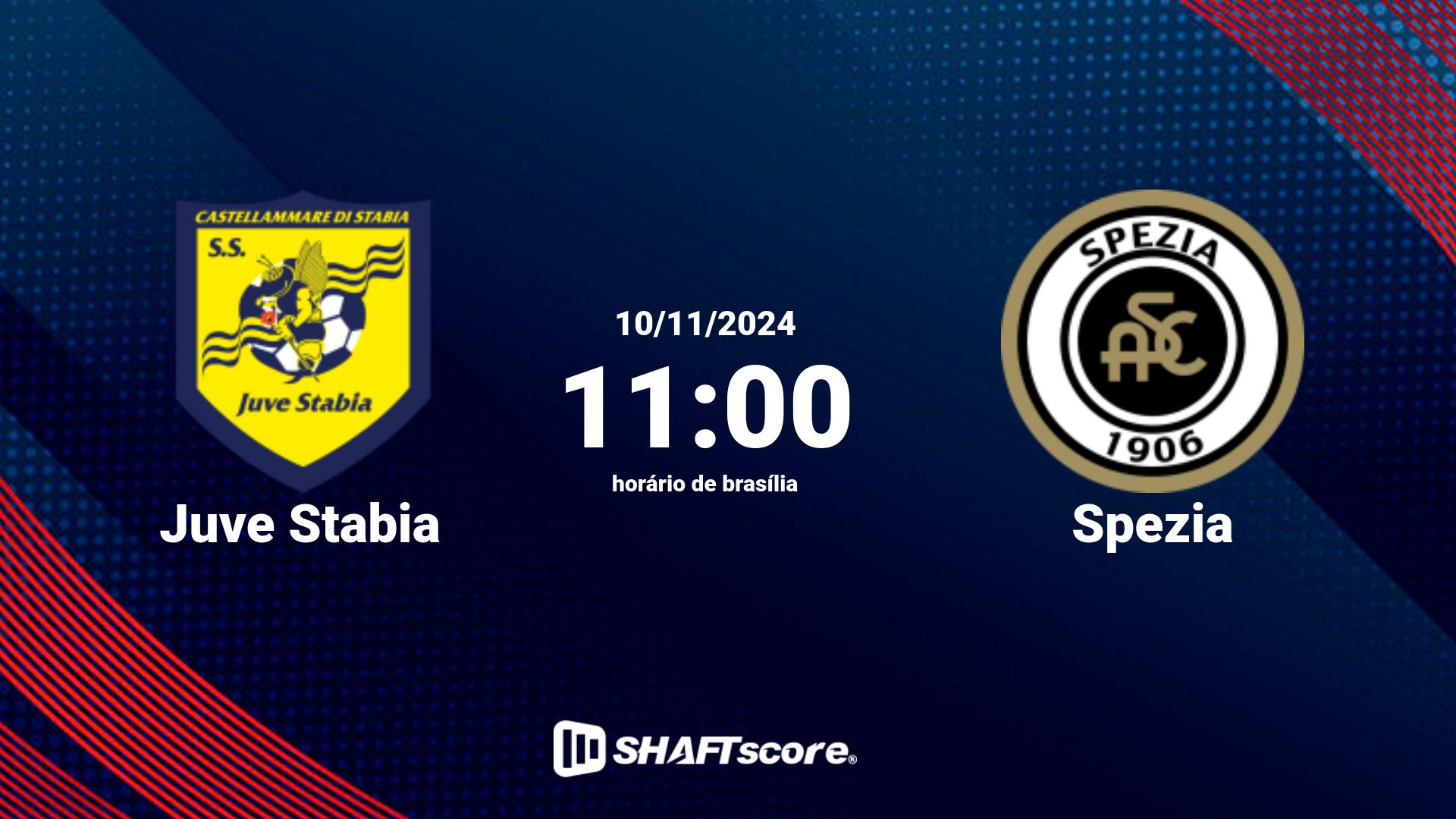 Estatísticas do jogo Juve Stabia vs Spezia 10.11 11:00