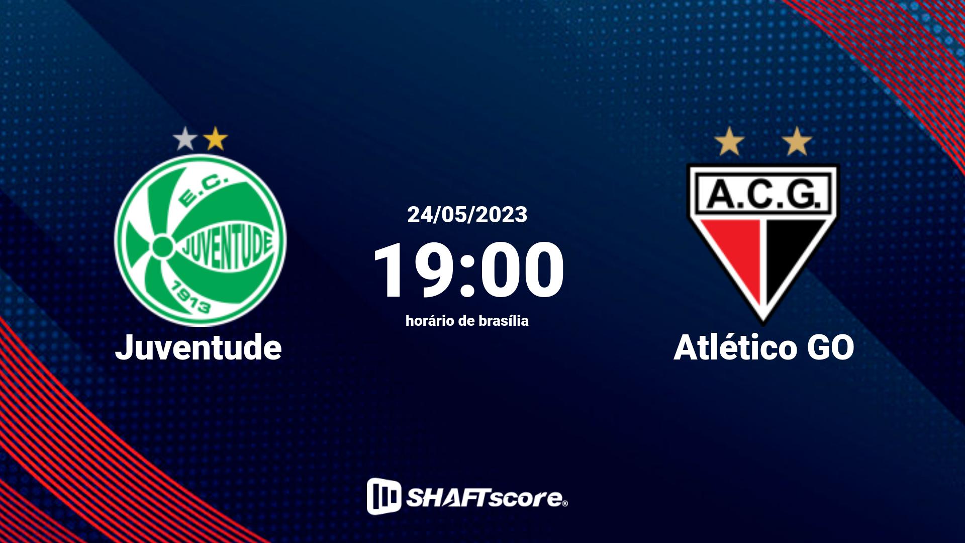 Estatísticas do jogo Juventude vs Atlético GO 24.05 19:00