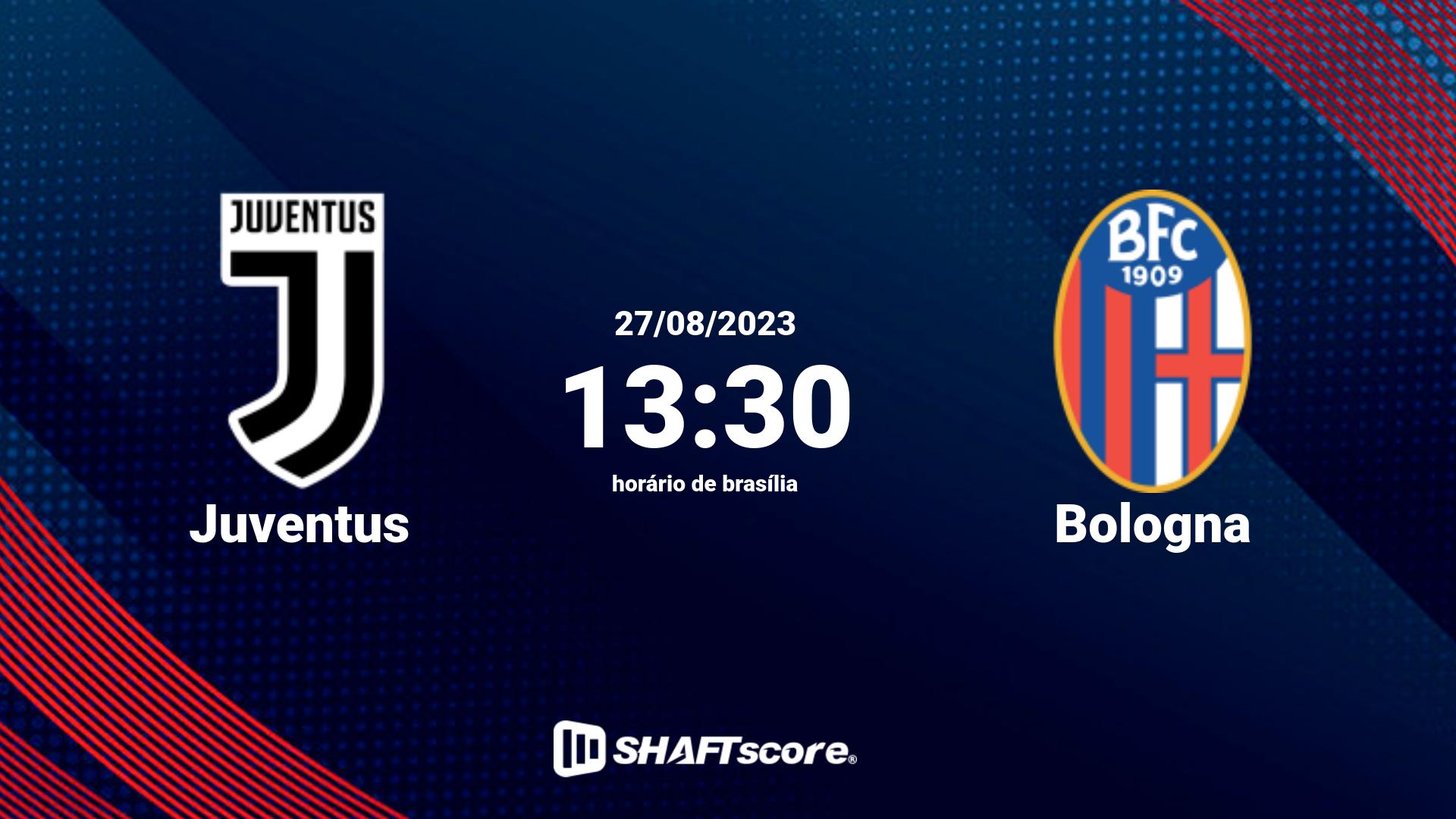 Estatísticas do jogo Juventus vs Bologna 27.08 13:30