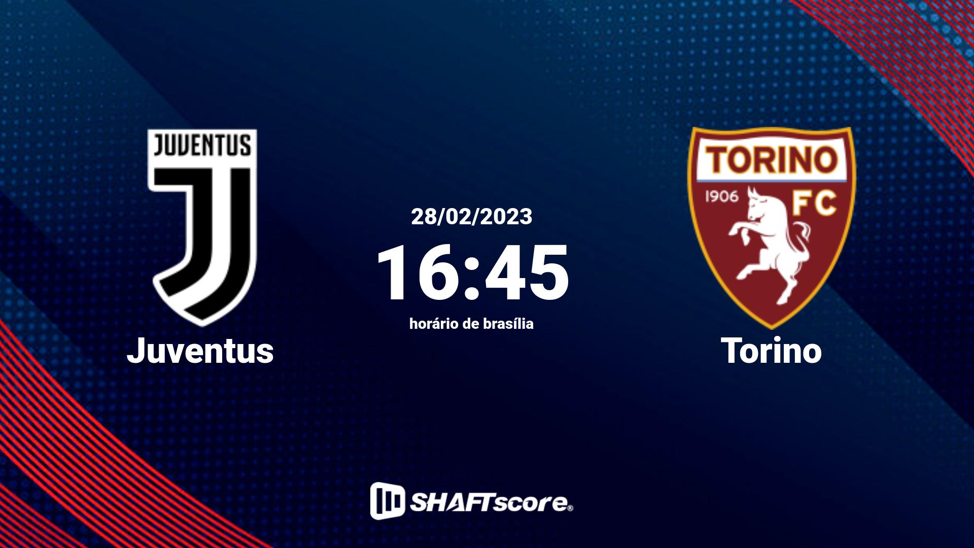 Estatísticas do jogo Juventus vs Torino 28.02 16:45