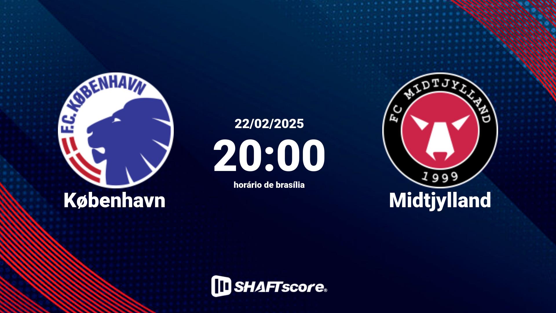 Estatísticas do jogo København vs Midtjylland 22.02 20:00