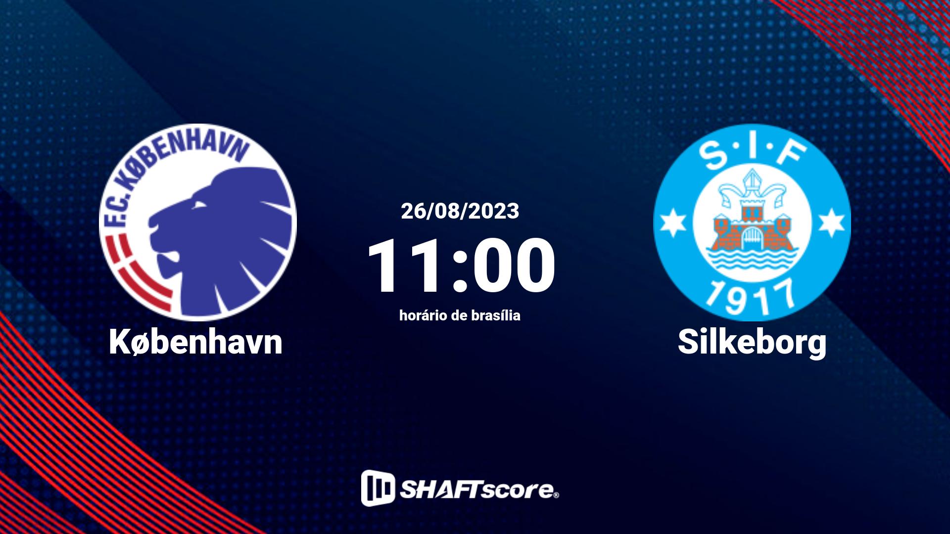 Estatísticas do jogo København vs Silkeborg 26.08 11:00