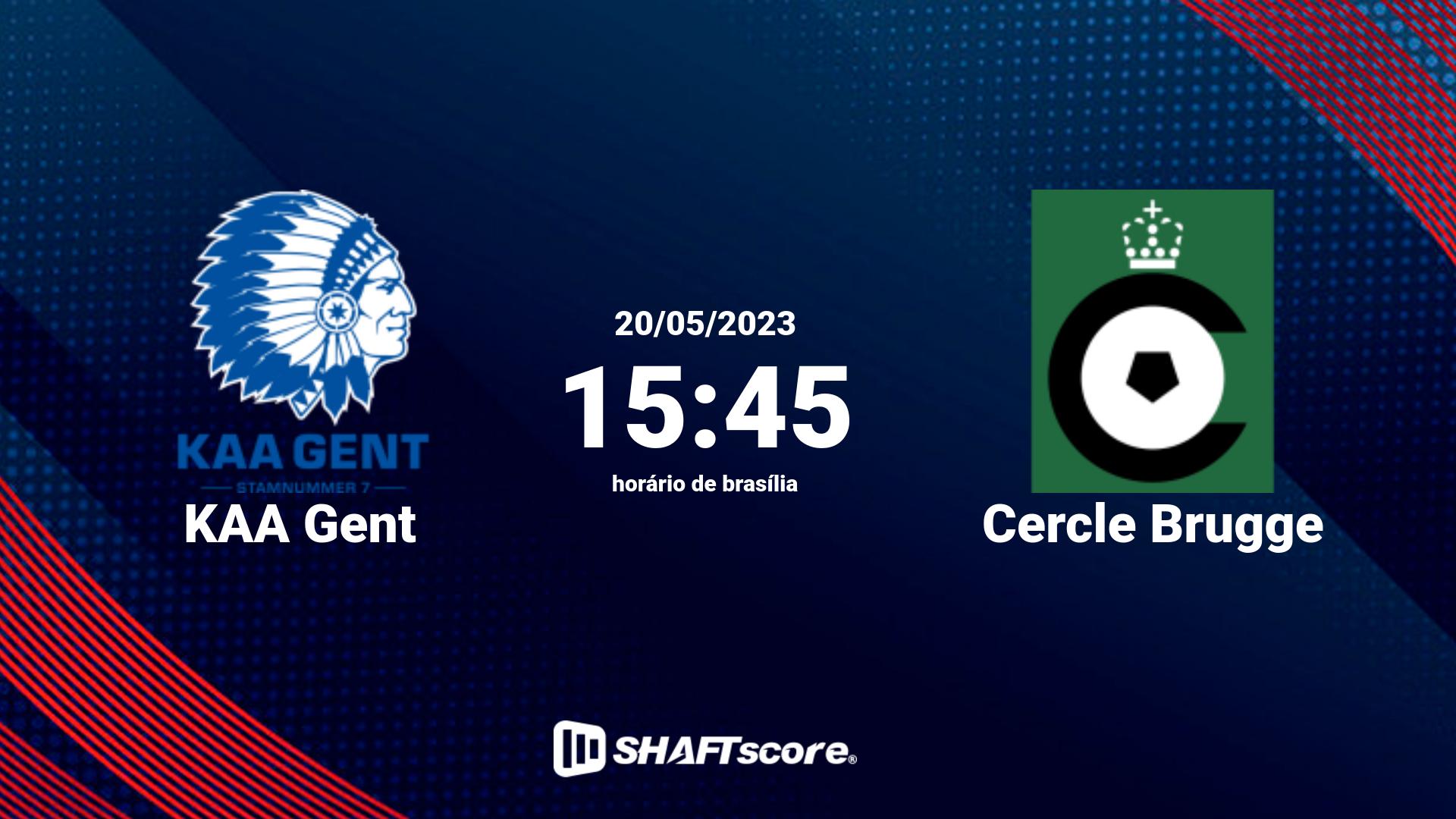 Estatísticas do jogo KAA Gent vs Cercle Brugge 20.05 15:45