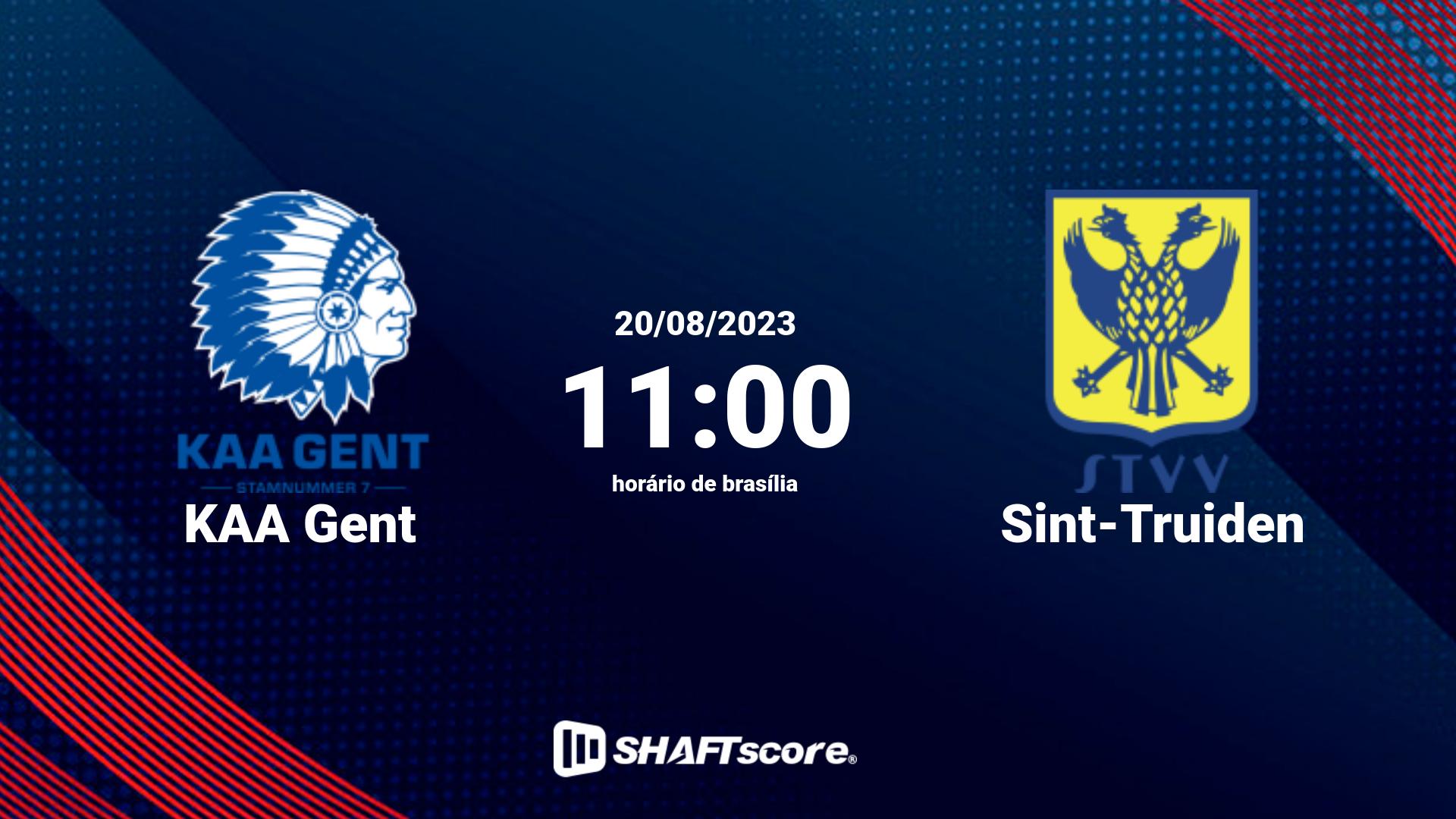 Estatísticas do jogo KAA Gent vs Sint-Truiden 20.08 11:00