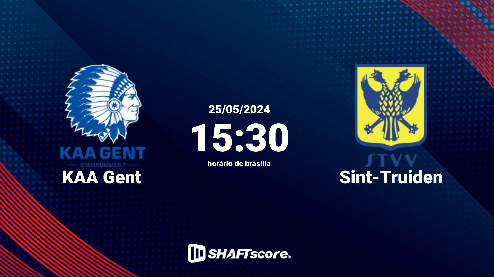 Estatísticas do jogo KAA Gent vs Sint-Truiden 25.05 15:30