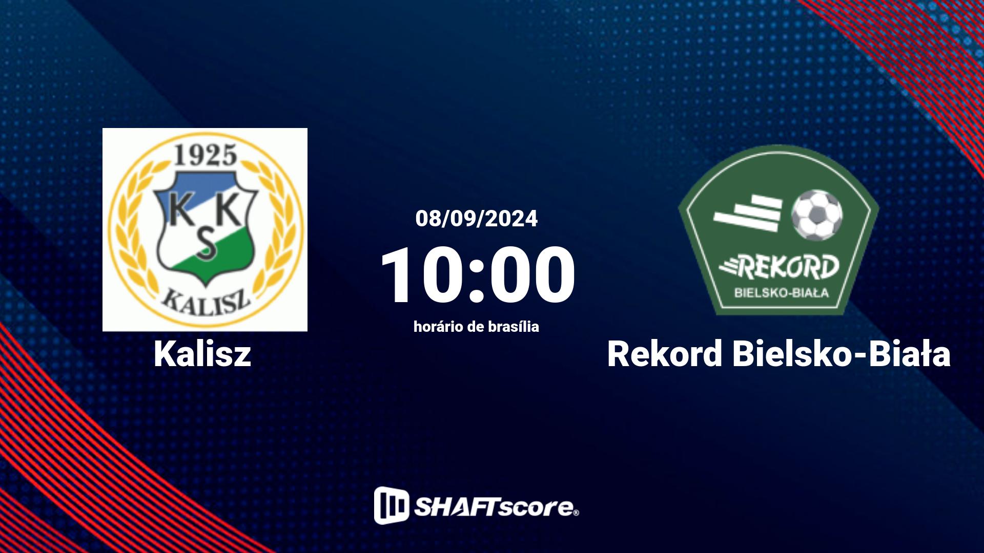 Estatísticas do jogo Kalisz vs Rekord Bielsko-Biała 08.09 10:00