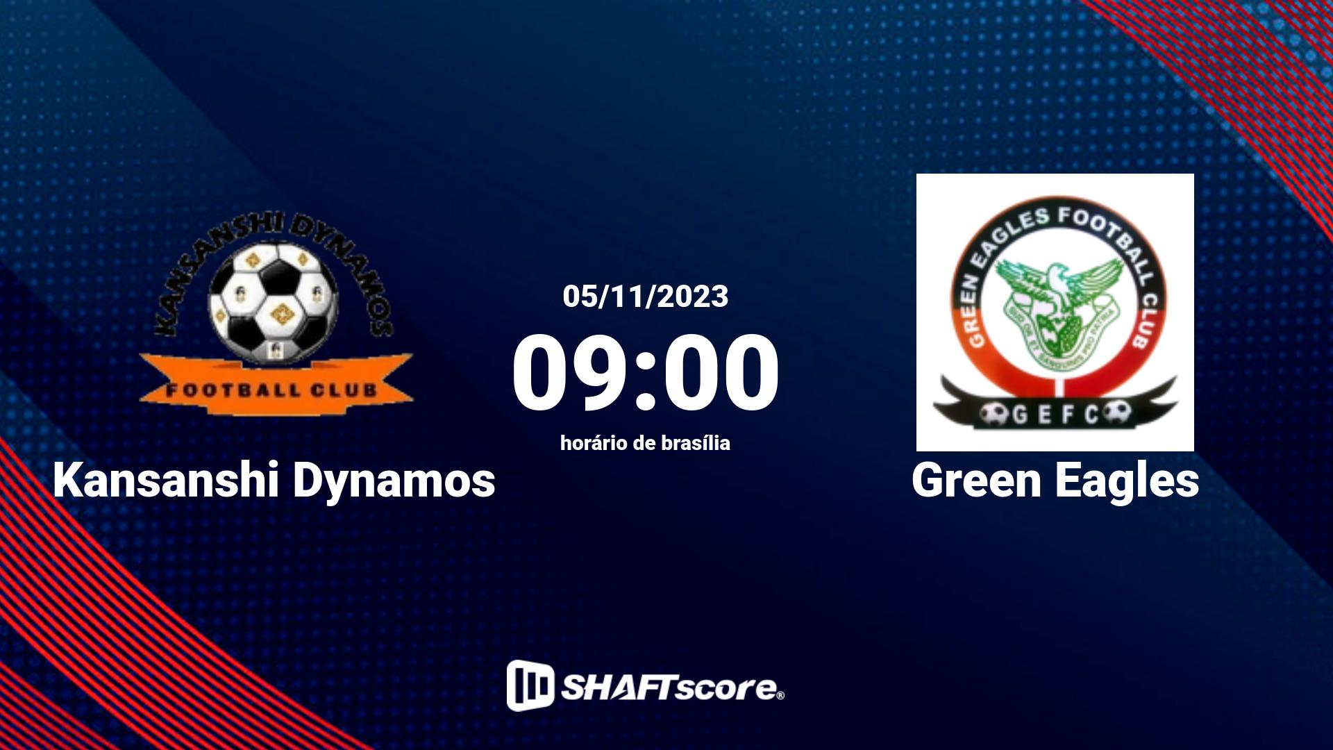 Estatísticas do jogo Kansanshi Dynamos vs Green Eagles 05.11 09:00