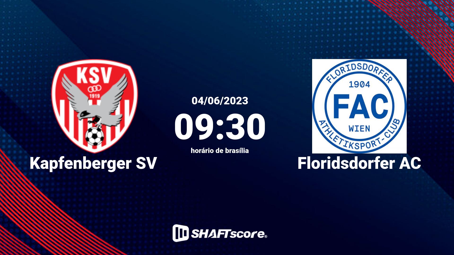 Estatísticas do jogo Kapfenberger SV vs Floridsdorfer AC 04.06 09:30