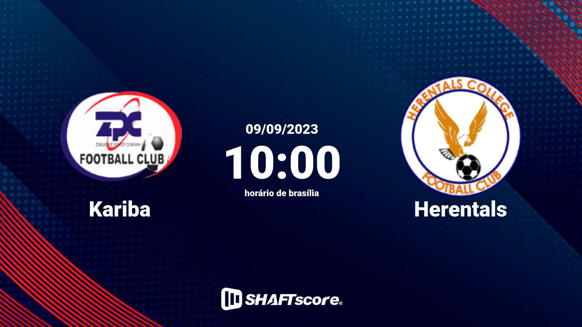 Estatísticas do jogo Kariba vs Herentals 09.09 10:00