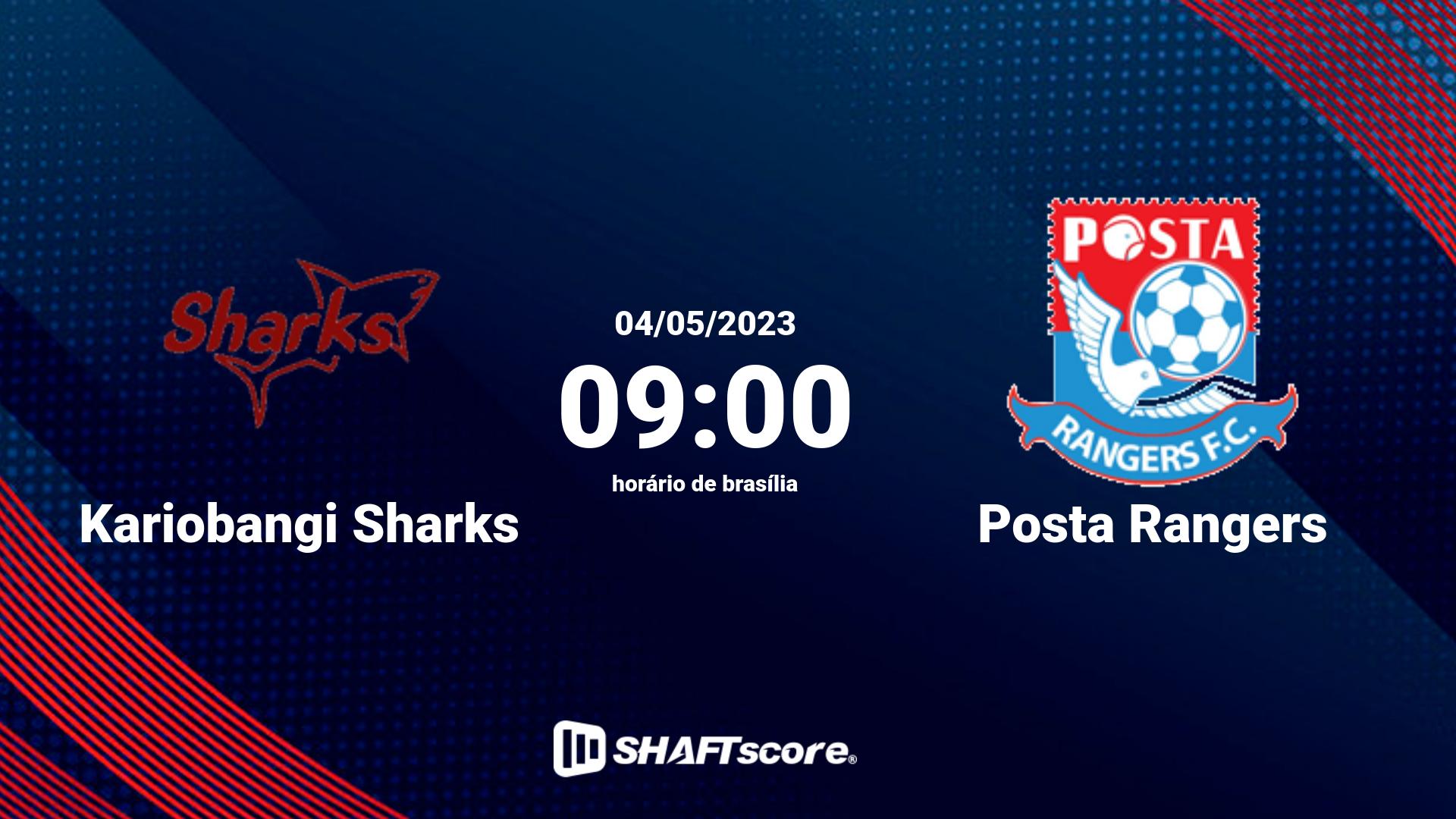 Estatísticas do jogo Kariobangi Sharks vs Posta Rangers 04.05 09:00