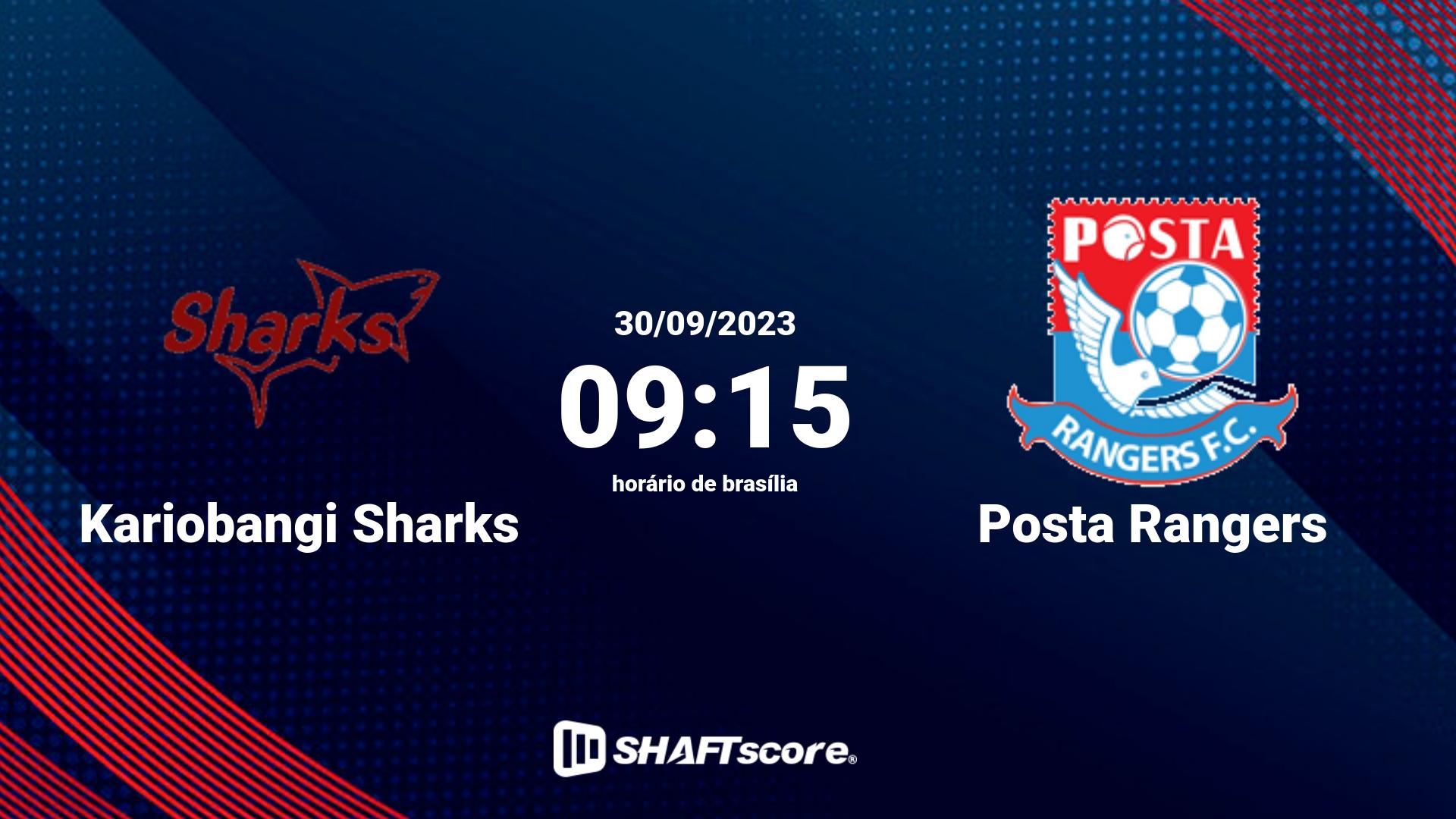 Estatísticas do jogo Kariobangi Sharks vs Posta Rangers 30.09 09:15