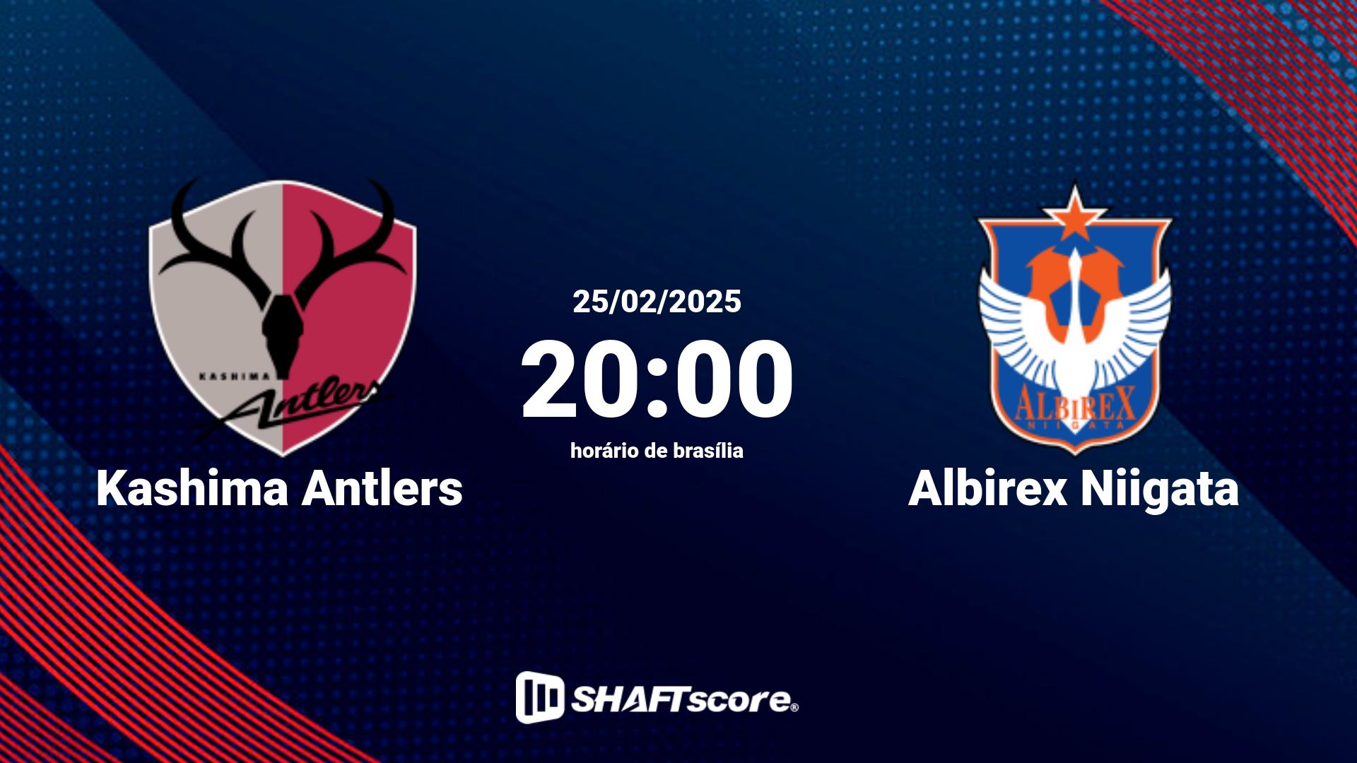 Estatísticas do jogo Kashima Antlers vs Albirex Niigata 25.02 20:00