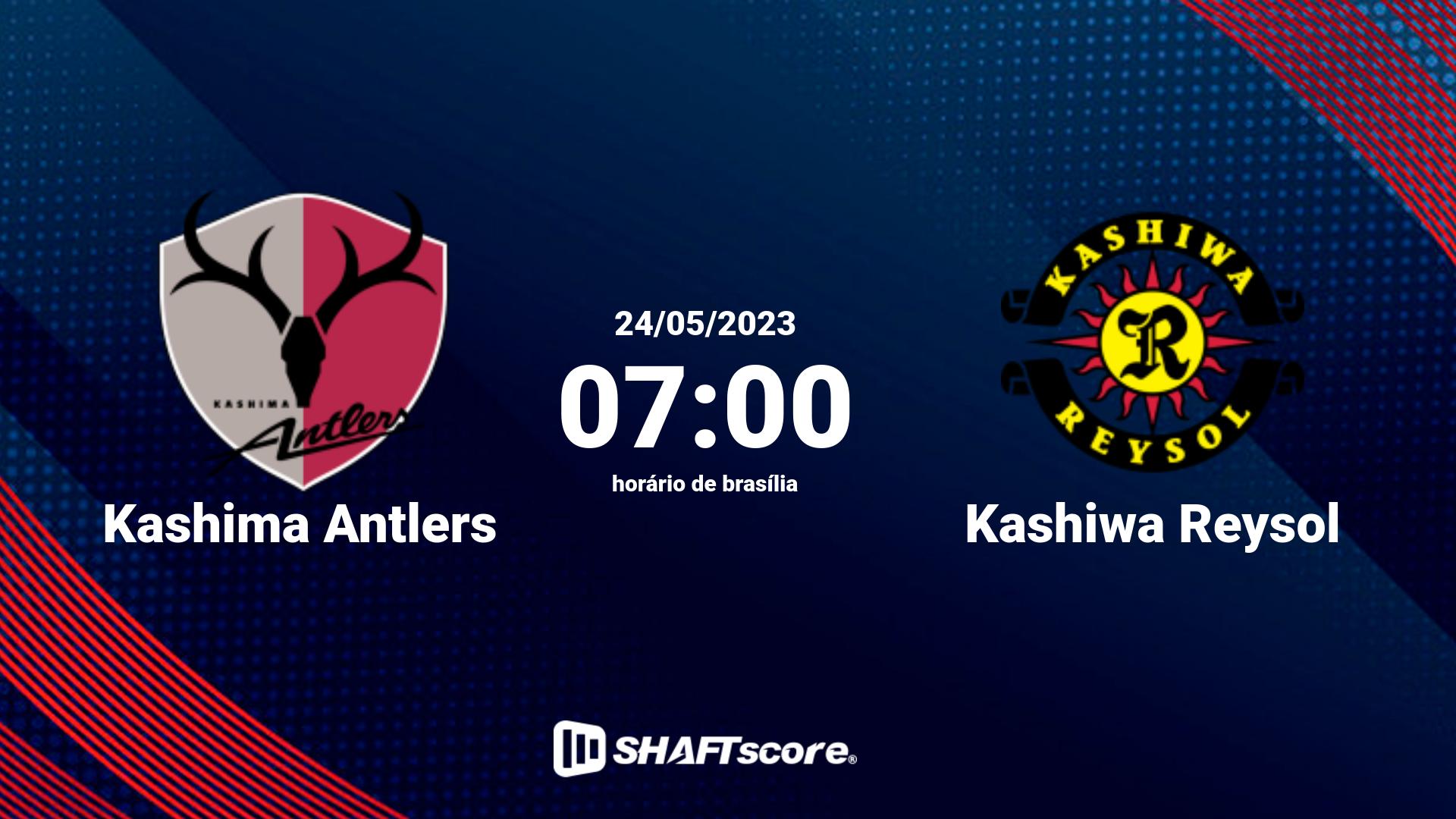 Estatísticas do jogo Kashima Antlers vs Kashiwa Reysol 24.05 07:00