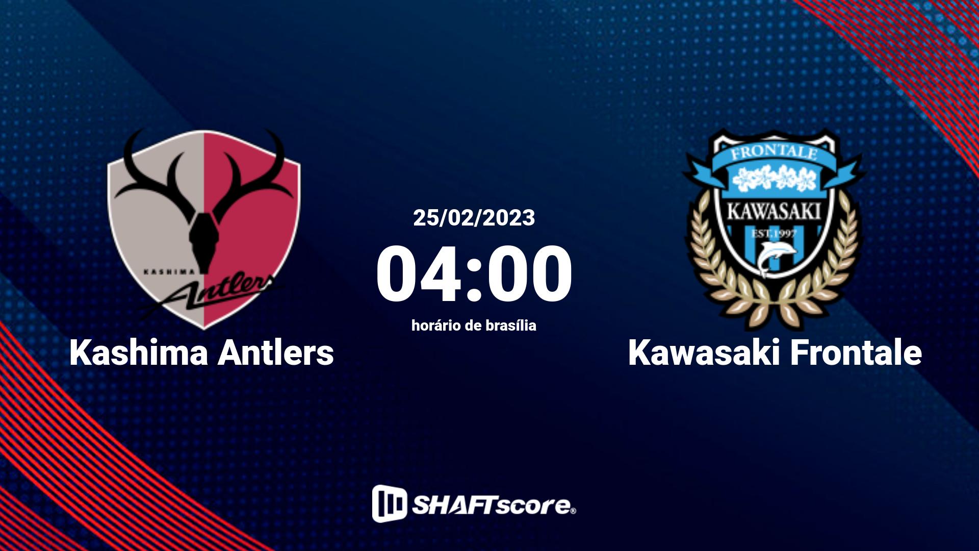 Estatísticas do jogo Kashima Antlers vs Kawasaki Frontale 25.02 04:00