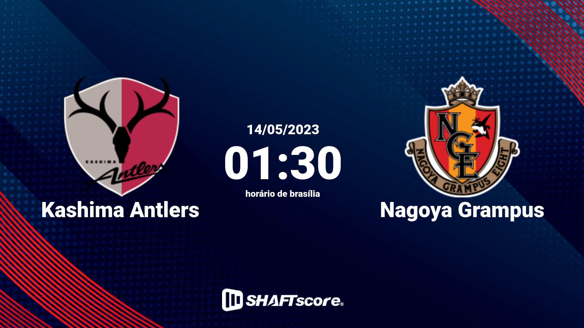 Estatísticas do jogo Kashima Antlers vs Nagoya Grampus 14.05 01:30