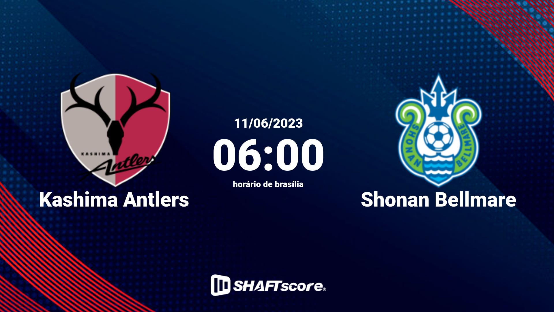 Estatísticas do jogo Kashima Antlers vs Shonan Bellmare 11.06 06:00