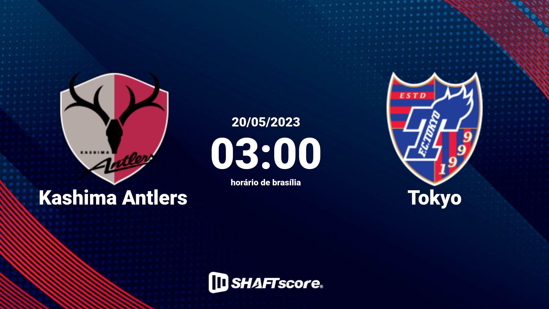 Estatísticas do jogo Kashima Antlers vs Tokyo 20.05 03:00