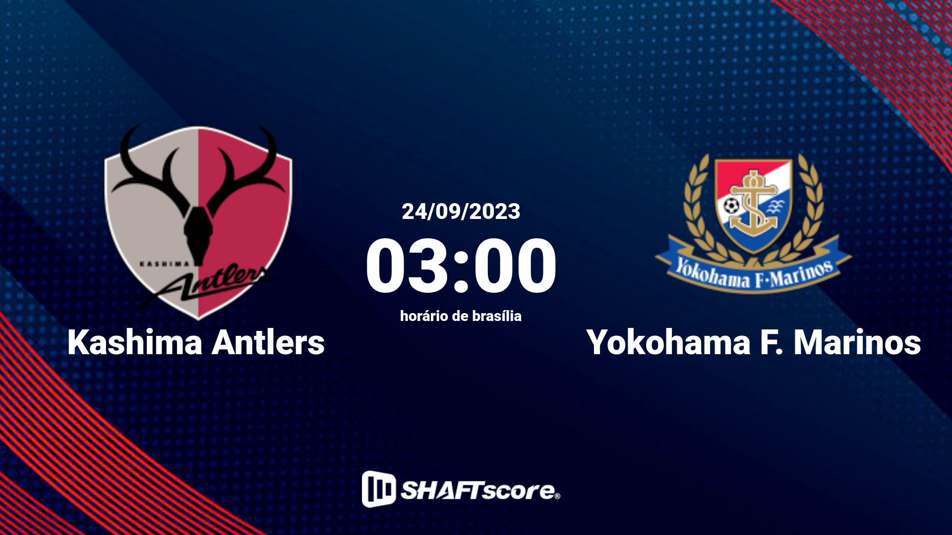 Estatísticas do jogo Kashima Antlers vs Yokohama F. Marinos 24.09 03:00