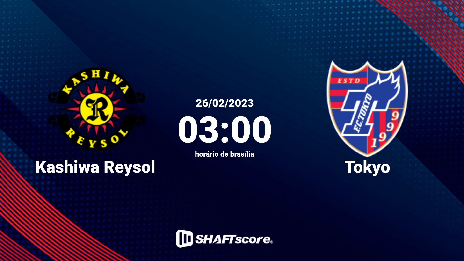 Estatísticas do jogo Kashiwa Reysol vs Tokyo 26.02 03:00