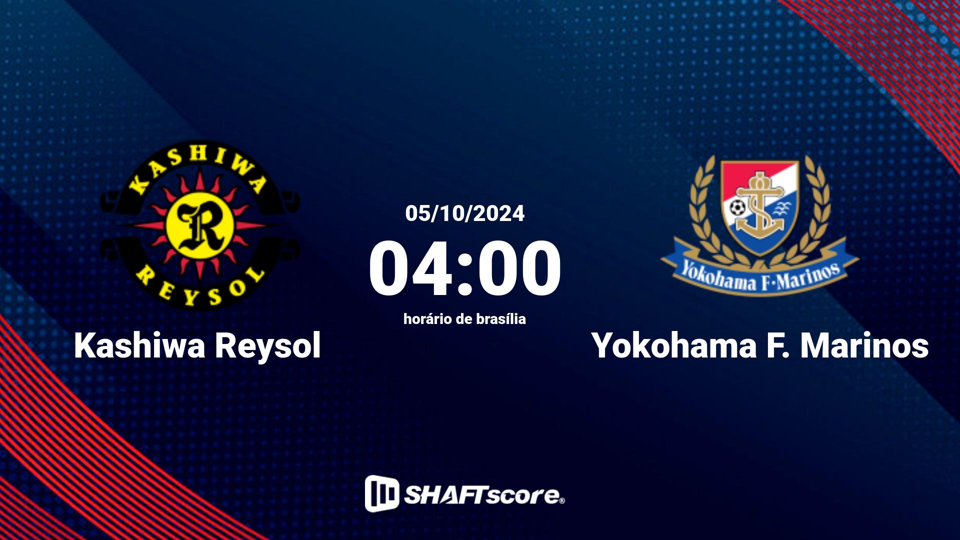 Estatísticas do jogo Kashiwa Reysol vs Yokohama F. Marinos 05.10 04:00