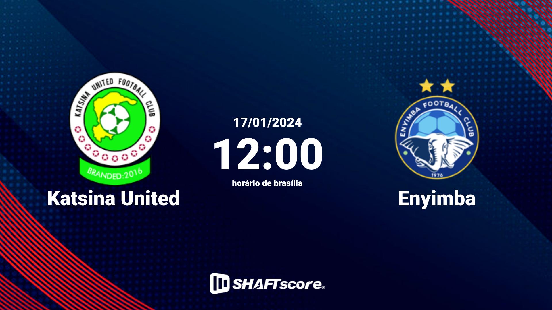 Estatísticas do jogo Katsina United vs Enyimba 17.01 12:00