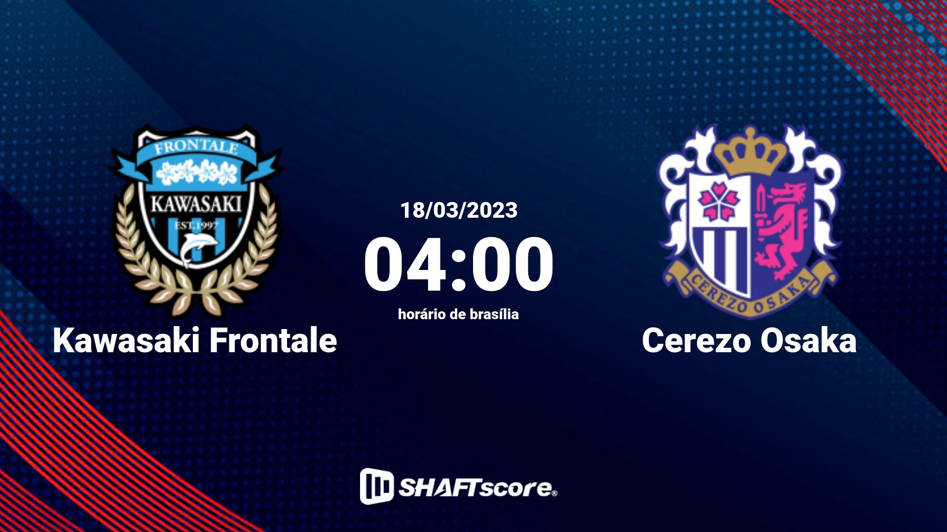 Estatísticas do jogo Kawasaki Frontale vs Cerezo Osaka 18.03 04:00