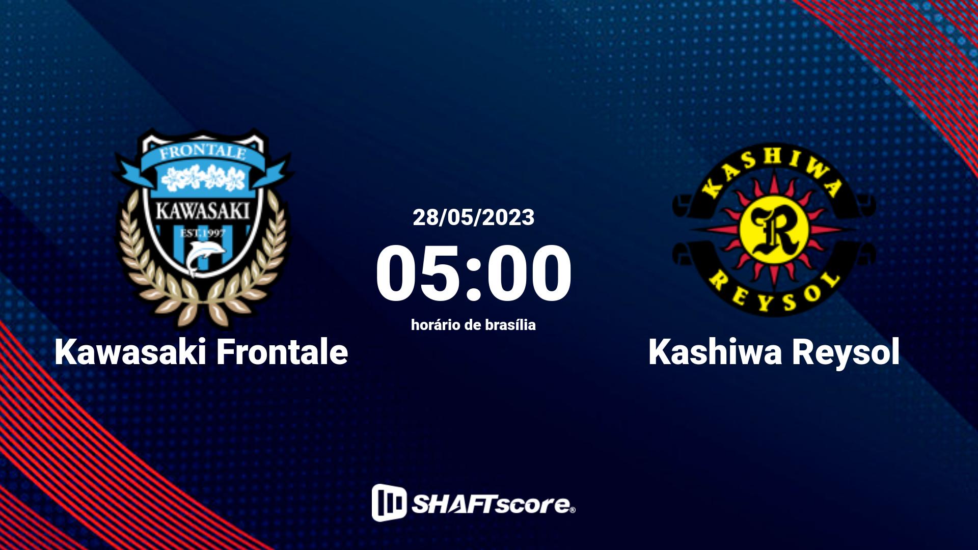 Estatísticas do jogo Kawasaki Frontale vs Kashiwa Reysol 28.05 05:00