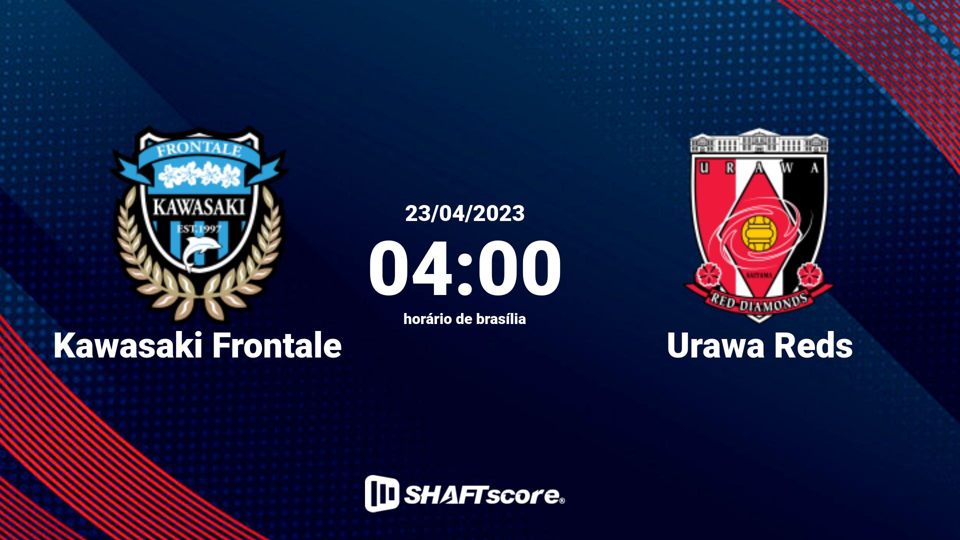 Estatísticas do jogo Kawasaki Frontale vs Urawa Reds 23.04 04:00