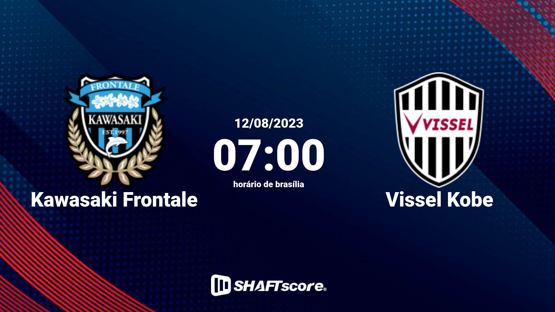 Estatísticas do jogo Kawasaki Frontale vs Vissel Kobe 12.08 07:00