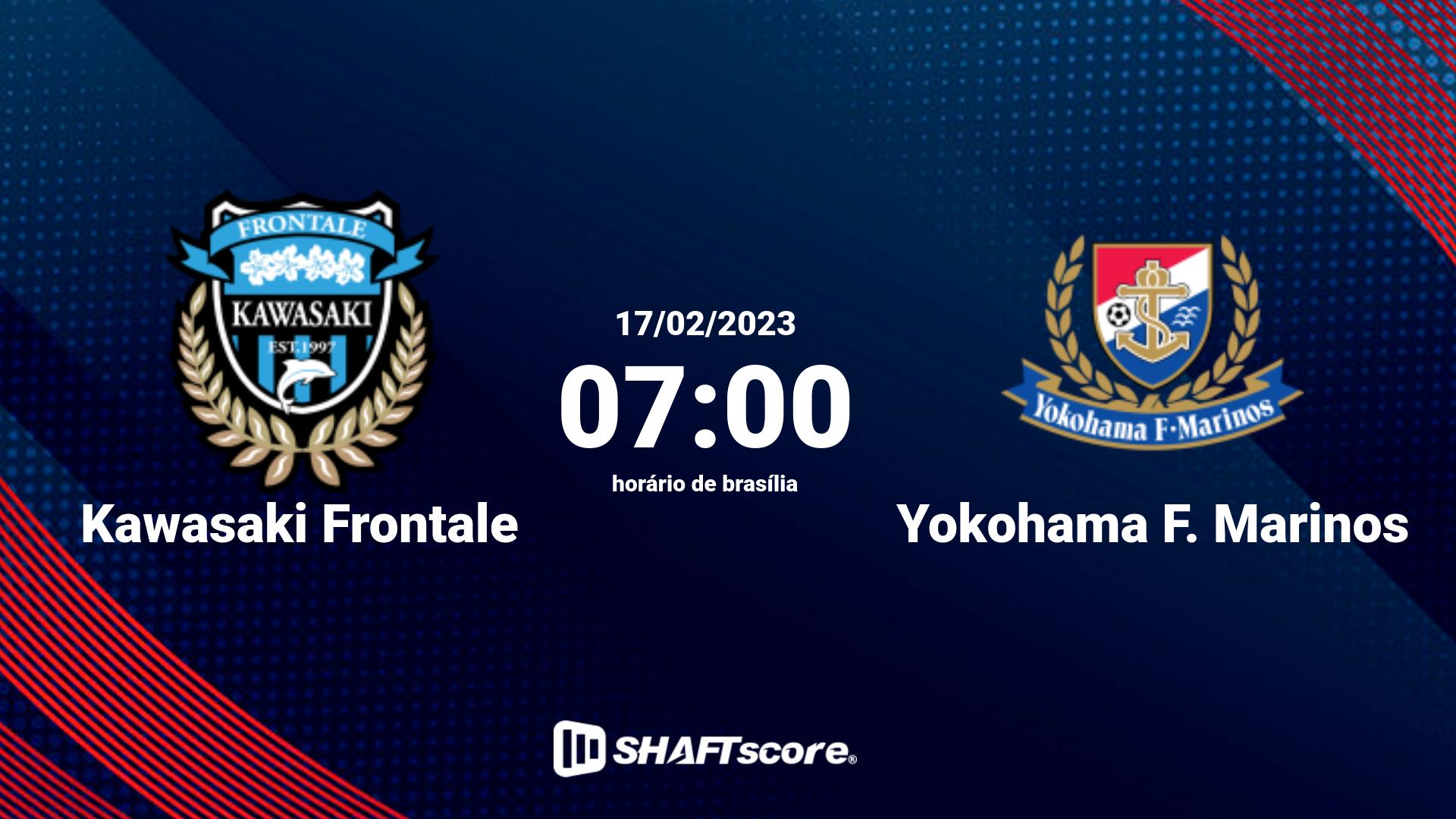 Estatísticas do jogo Kawasaki Frontale vs Yokohama F. Marinos 17.02 07:00