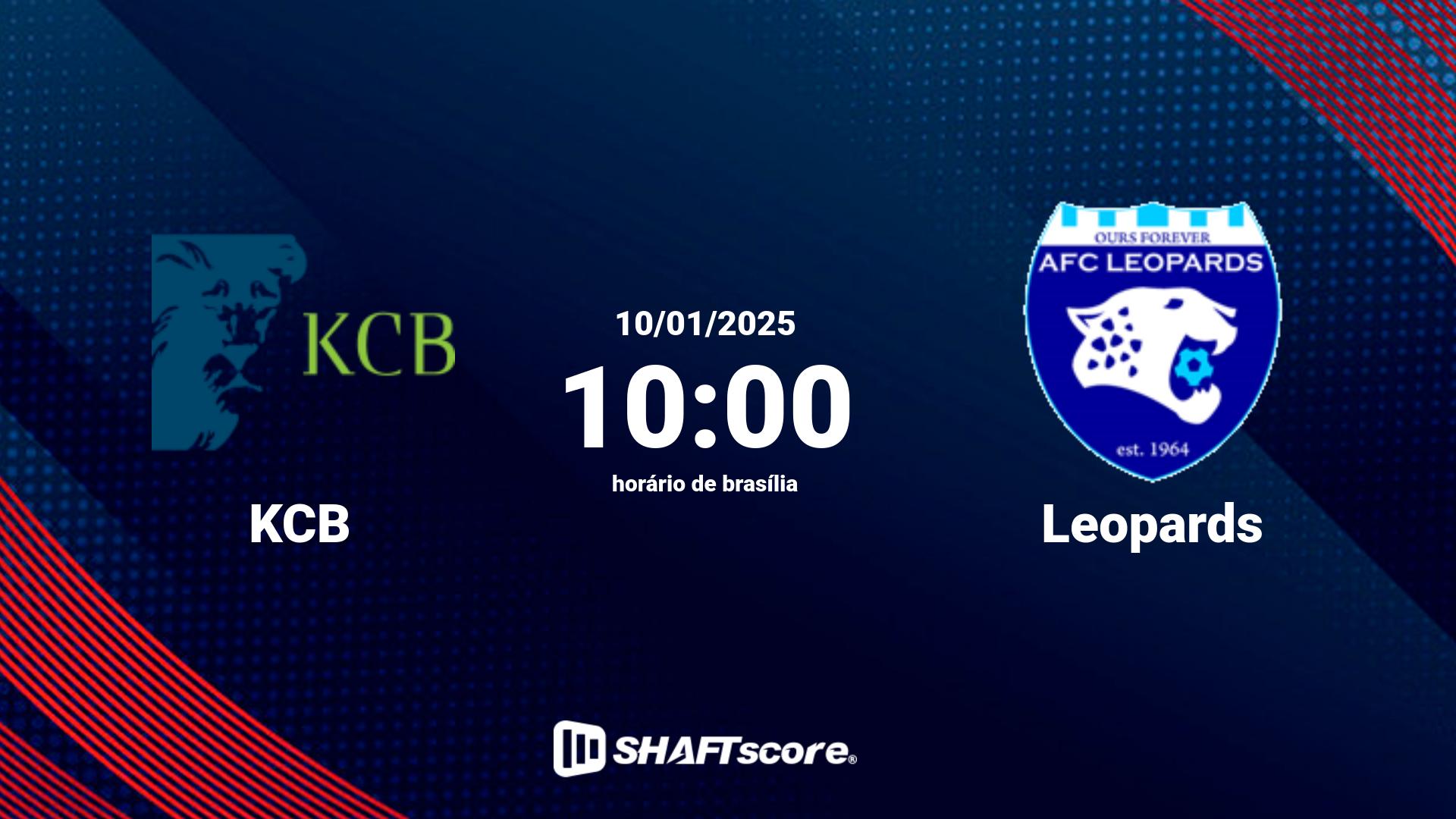 Estatísticas do jogo KCB vs Leopards 10.01 10:00