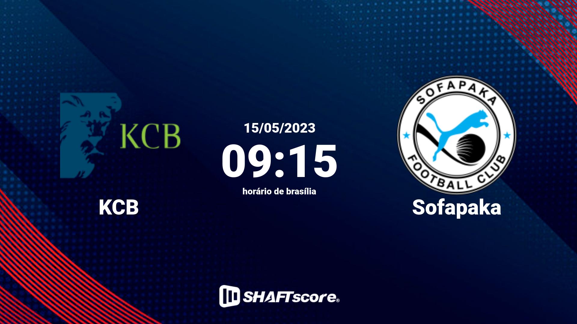 Estatísticas do jogo KCB vs Sofapaka 15.05 09:15