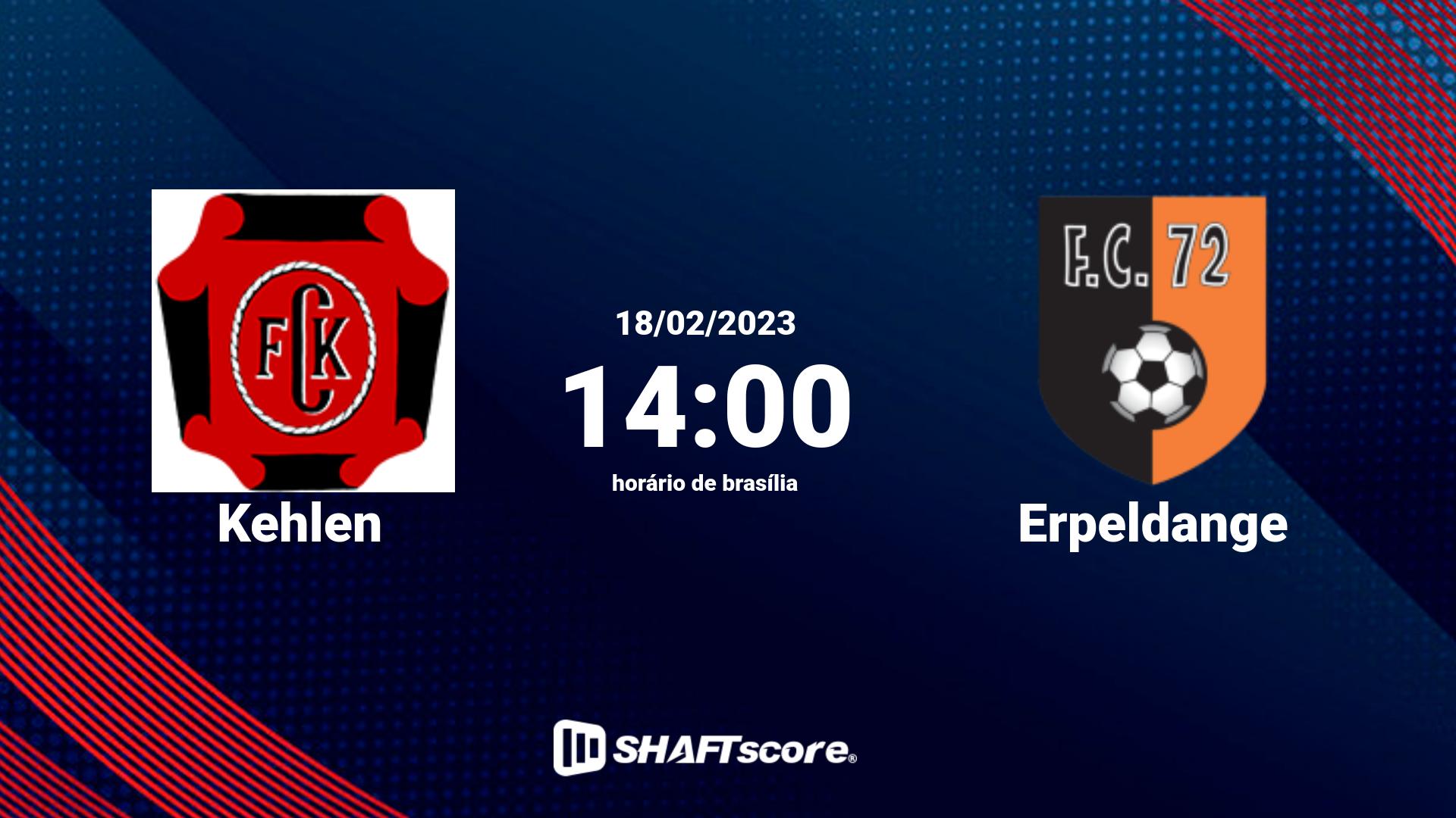 Estatísticas do jogo Kehlen vs Erpeldange 18.02 14:00