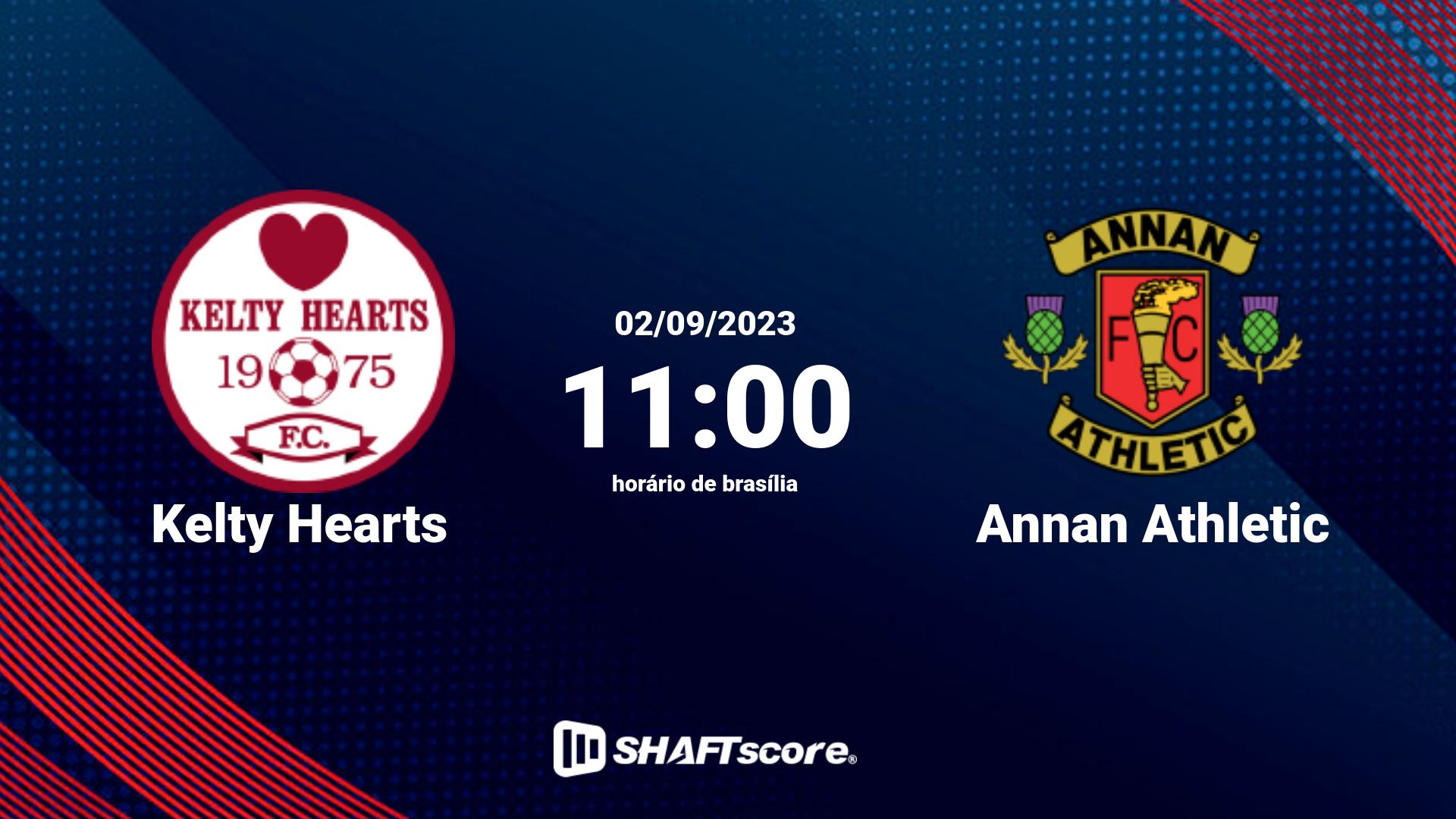 Estatísticas do jogo Kelty Hearts vs Annan Athletic 02.09 11:00