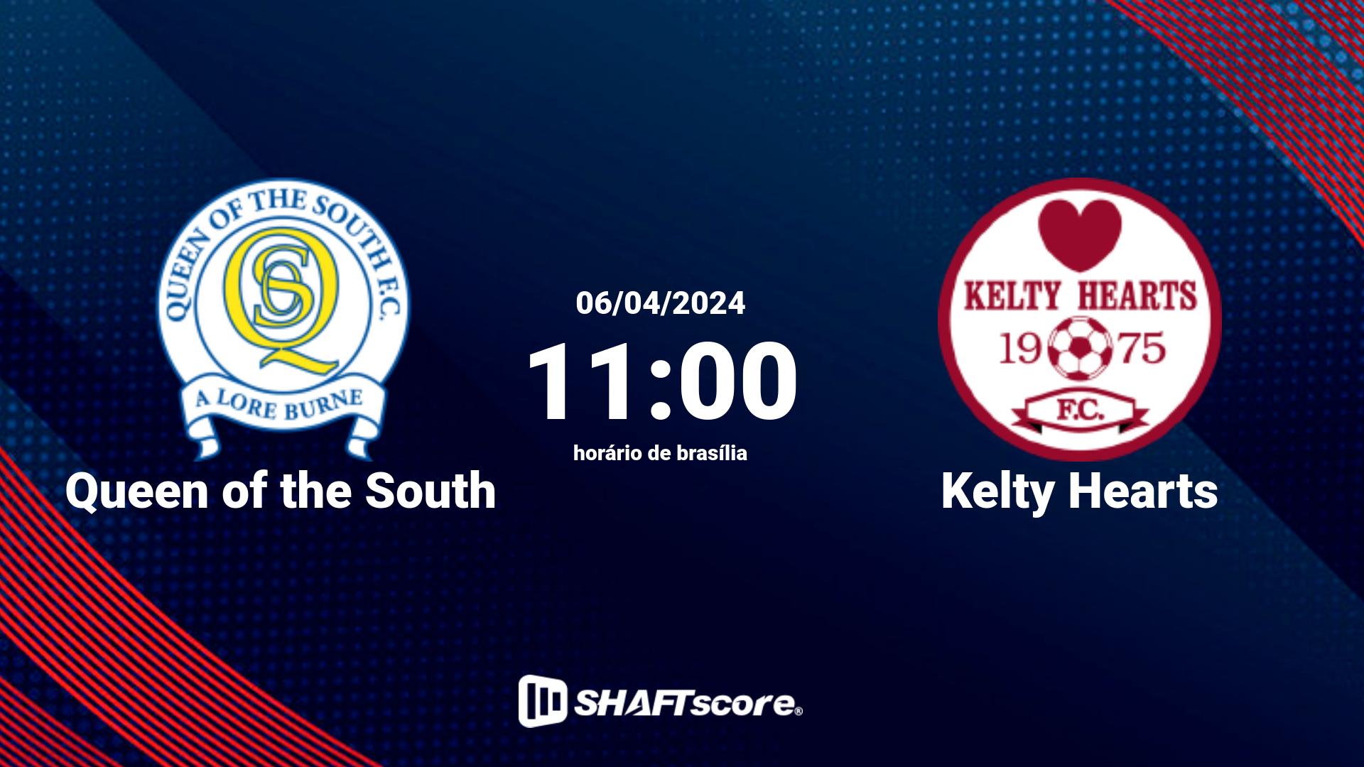 Estatísticas do jogo Kelty Hearts vs Queen of the South 30.09 11:00