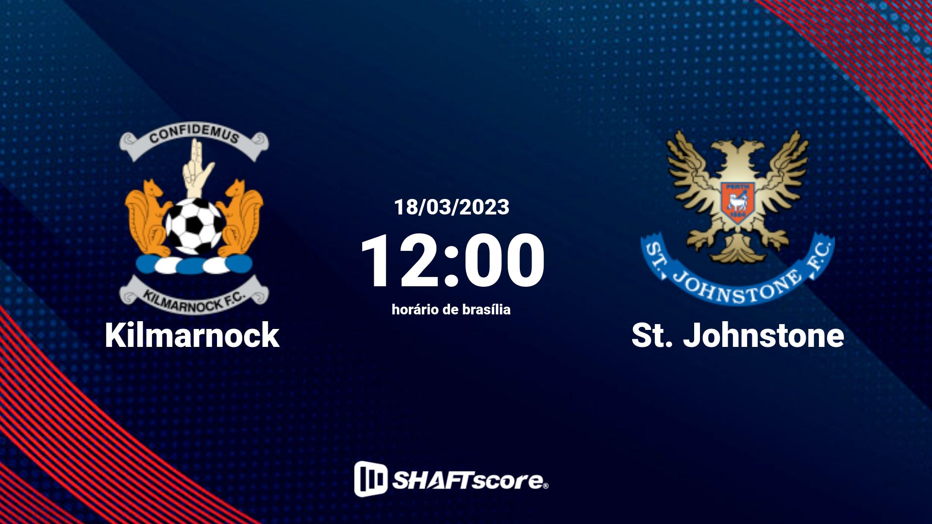 Estatísticas do jogo Kilmarnock vs St. Johnstone 18.03 12:00