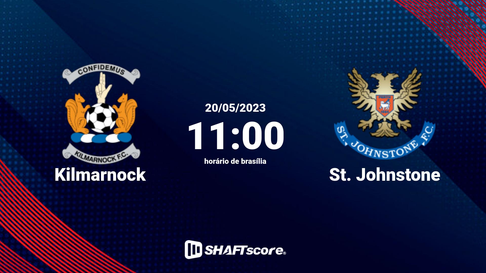 Estatísticas do jogo Kilmarnock vs St. Johnstone 20.05 11:00