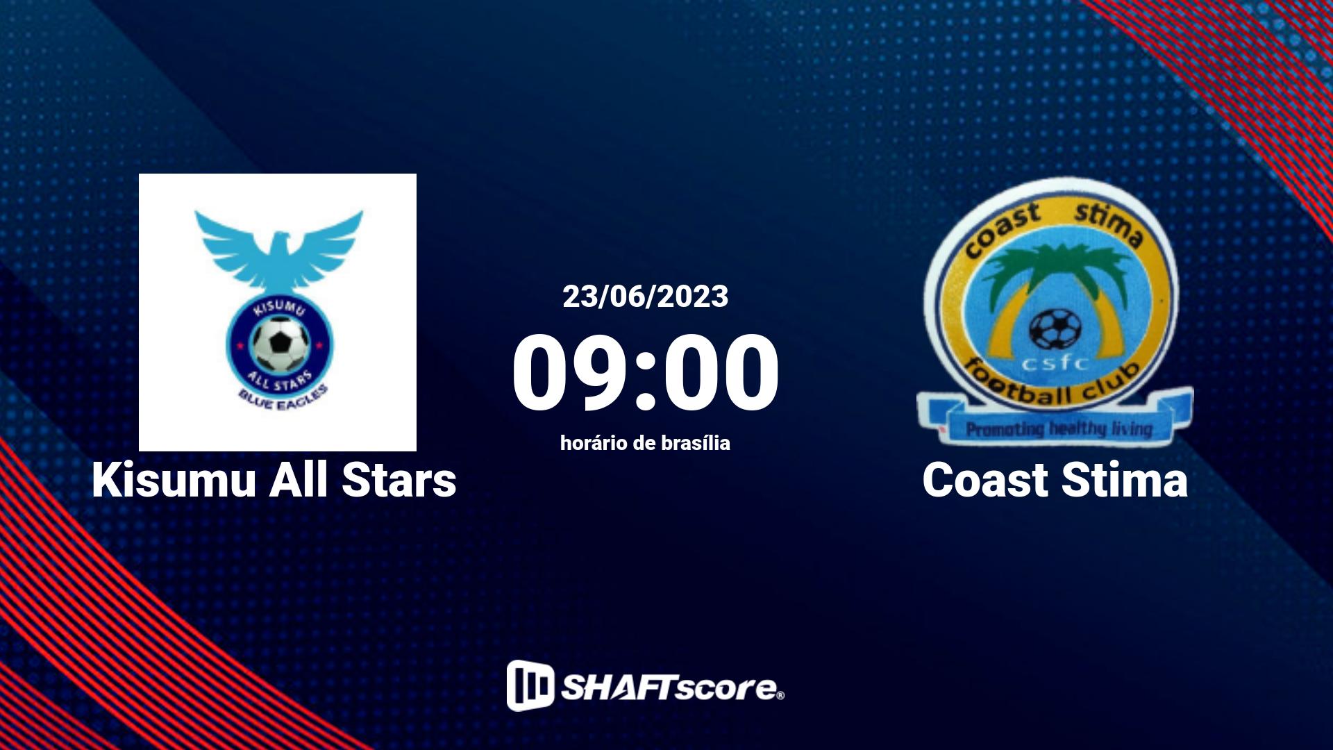 Estatísticas do jogo Kisumu All Stars vs Coast Stima 23.06 09:00